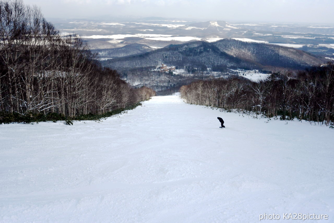 サホロリゾート　待望の降雪あり！ゴンドラを使ってロングランが楽しめますよ♪